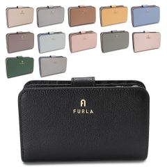 フルラ 折財布 レディース FURLA CAMELIA カメリア コンパクト ウォレット Mサイズ 二つ折り財布 レザー 単色 バイカラー WP00314 ARE000 (ec)