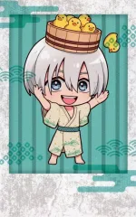 【中古】キャラカード 梅宮一(ミニキャラ) 「WIND BREAKER×極楽湯・RAKU SPA ボウフウリンと行く!極楽湯巡回 ポラショットコレクション お風呂ver.」