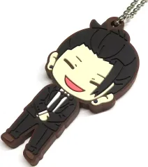 【中古】キーホルダー 夏油傑(スーツ) 「呪術廻戦 懐玉・玉折 五条・夏油 にとたん ラバーマスコット」