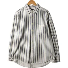 古着 90年代 ギャップ GAP オールドギャップ 長袖 コットンストライプシャツ メンズXL相当 ヴィンテージ/eaa570053