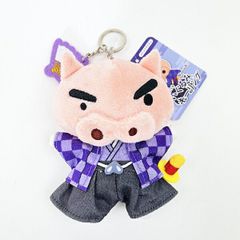 크레용 신짱 부리부리자에몽 일본 아트 자수 매력 봉제인형 키링 봉제인형