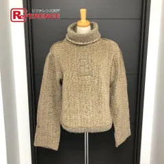 FENDI フェンディ セーター ロゴ ポリエステル ブラウン