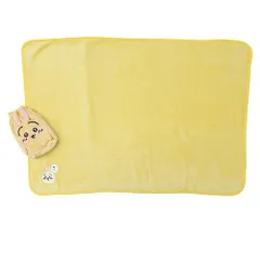 【新品・5営業日で発送】丸眞 ちいかわ ふわふわうさぎ マスコット巾着付きブランケット (775038500)【入数:3】