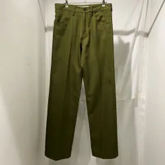 DAIRIKU ダイリク スタプレ スラックス 29インチ グリーン DAIRIKU ダイリク スラックス 29(S位) 緑 【古着】