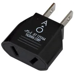【ポスト投函】ヤザワ 国内用電源変換プラグ Oタイプ→Aタイプ YAZAWA HPJP4 国内で海外の電気製品が使えるのサムネイル