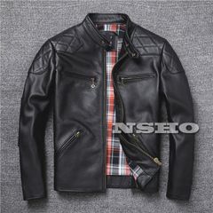 上質カウハイド アウトロースタイル シングルライダース メンズ 革ジャン レザージャケット イタリアンレザー 牛革