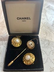 CHANEL ピンブローチ/イヤリング/ヴィンテージ品