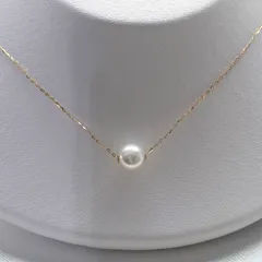 あこや本真珠 無調色 8.5-9mm K18 ネックレス テリ抜群