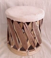 メキシコ産　豚革張りエキパルスツール