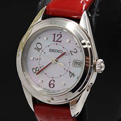 稼働 SEIKO LUKIA ラッキーパスポート 社外ベルト レディース - メルカリ