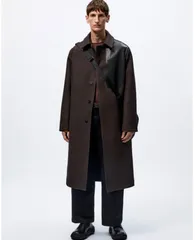 新品⭐️STUDIO NICHOLSON×ZARA オーバーサイズパーカ/コート ZARA STUDIO NICHOLSON ブラック オーバーサイズコート ZARA