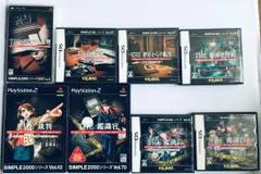 THE どこでも推理 IT探偵 全68の事件簿 推理 新章2009 密室からの脱出 推理番外編 裁判 鑑識官 2 タッチせよ 爆弾処理班 PS2 DS PSP セット