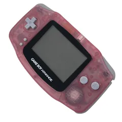 186000 ジャンク品 任天堂 ゲームボーイアドバンス AGB-001 クリアピンク