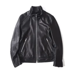 未使用級/L ブラックレーベルクレストブリッジ　ライダースジャケット　ラムレザー 2025年最新】ブラックレーベルクレストブリッジ レザー