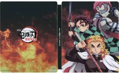 【中古】雑貨 [単品] 竈門炭治郎＆煉獄杏寿郎＆猗窩座 スチールブック 「Blu-ray/DVD 劇場版 鬼滅の刃 無限列車編 GEO限定完全生産限定版」 同梱特典