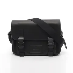 コーチ COACH ショルダーバッグ トラック クロスボディ C2715 ブラック レザー メッセンジャーバッグ メンズ Used A