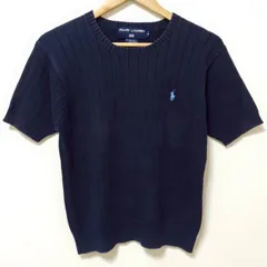 ✨【新品】【タグ付き】【人気商品】✨ラルフローレン　半袖ニット 新品・未使用・タグ付】ポロ ラルフローレン 半袖ケーブルニット