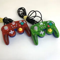 【貴重】クラブニンテンドー　ゲームキューブ　マリオ　ルイージ　コントローラー 希少】ゲームキューブコントローラー マリオ＆ルイージ クラブ