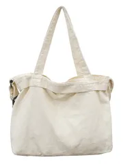 トートバッグ レディース 大容量 キャンバスバッグ ショルダー 斜めがけ 学生向け 原宿風 シンプル M250310-1926