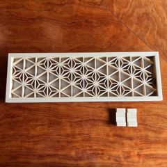 組子細工　衝立　壁掛け　(大)   ハンドメイド   インテリア　天然木