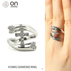 【新品仕上げ】K18WG  ダイヤモンド0.23ct リング 指輪 16号 高級 4月誕生石 天然 9.2g DIAMOND