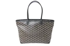 新品同様 GOYARD ゴヤール アルトワMM トートバッグ ハンドバッグ コーティングキャンバス レザー ブラック 中古 4b000475のサムネイル