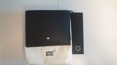 未使用✨MONTBLANC サルトリアル 6CC 二つ折り財布 本革 ブラック MONTBLANC（筆記具、時計） モンブラン 二つ折り財布 MB198225