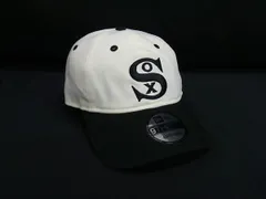 ■新品同様■ NEWERA ニューエラ シカゴ ホワイト ソックス ポリエステル100％ ベースボールキャップ 帽子 アイボリー系 BK8172