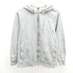 ◇ adidas アディダス ステラマッカートニー ダブルジップ 長袖 パーカ サイズL グレー メンズ E 【1212260015543】