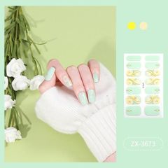 ZX-3670】ネイルポリッシュフィルム ネイルステッカー ジェル