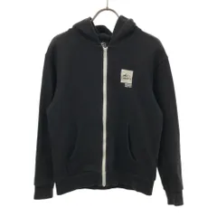 キャンプセブン 長袖 ジップパーカー 155 ブラック CAMP7 キッズ