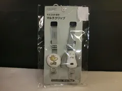未使用  スヌーピー  マスコット付き マルチクリップ