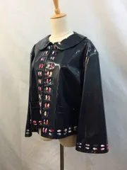 CHANEL　シャネル　ココマーク　リボン　PVC　ジャケット　トップス　アウターのサムネイル