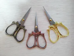 ステンレス★糸切バサミ★刺しゅう用はさみ★クラフトハサミ★レトロ★りす