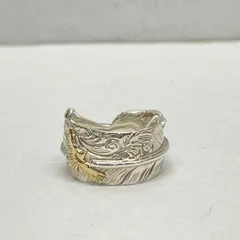 01w-4615 ARIZONA FREEDOM アリゾナフリーダム   K18イーグルフェザーリング 12号 クリスマス2024  12号  メンズ  ケース無し 本体のみ  リング・指輪  【中古品】