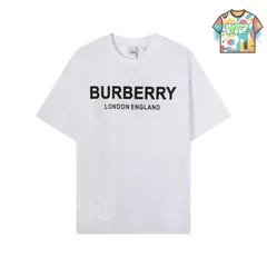 【今日WTO】BURBERRY logo プリント丸首 T-EI49