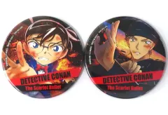 【中古】バッジ・ピンズ 江戸川コナン＆赤井秀一 オリジナル缶バッチ2個セット 「Blu-ray/DVD 劇場版 名探偵コナン 緋色の弾丸」 Amazon.co.jp購入特典