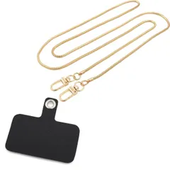【人気商品】チェーン シンプル 斜め掛け 首掛け 可愛い ショルダーストラップ スマホストラップ スマホショルダー おしゃれ スネークチェーン ネックストラップ