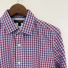新品同様 BANANA REPUBLIC シャツ  サイズＳ　パープル ブルー ピンク チェック柄