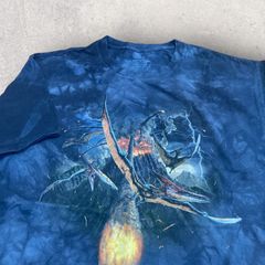 US古着 THE MOUNTAIN ザ マウンテン Saint Louis Zoo セントルイス プテラノドン Tシャツ XL ネイビー