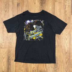 ジュラシックワールド 蓄光 T-REX ムービー Tシャツ 黒 M 映画 - メルカリ