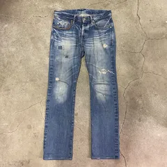 ヒステリックグラマー　CPR加工　ダメージ加工　セルビッチ　赤耳　スタッズ　L ヒステリックグラマー CPR加工 ダメージ加工 セルビッチ 赤耳 スタッズ