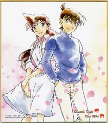 【中古】食玩 雑貨 8.工藤新一＆毛利蘭 「名探偵コナン 色紙ART4」