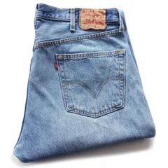 00s メキシコ製 Levi'sリーバイス 501 デニムパンツ W38 L32★SDP3709 オールド ジーンズ ストレート ヒゲ ダメージ ビッグサイズ