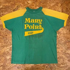 USA製 ’70s Champion プリントTシャツ XL バータグ 70年代 チャンピオン ラグラン ヴィンテージ 半袖 ユーズド USED 古着 MADE IN USA