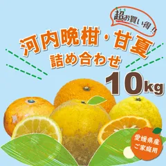 【超お買い得】河内晩柑・甘夏詰め合わせ１０ｋｇ補償有のサムネイル