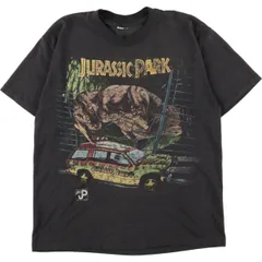 ジュラシックパークJurassic Park 1993 AOP T シャツ レア汚れなし