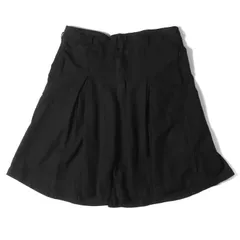 COMME des GARCONS コムデギャルソン パンツ サイズ:M ダーツプリーツスリット ポリ縮 ショートパンツ PG-A003 11SS ハーフ ショーツ ポリエステル 縮絨 HOMME PLUS オム プリュス アーカイブ ブラック 黒 日本製のサムネイル