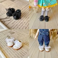 オビツ11 ねんどろいど ミディブライス イーマリー 本革ドール靴 M
