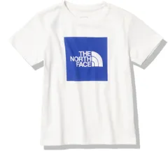 ザ・ノース・フェイス THE NORTH FACE アウトドア ショートスリーブスモールスクエアロゴティー キッズ S/S Colored Square Logo Tee 半袖 ロゴ入り Tシャツ 男の子 女の子  NTJ32361 WT WXブルー